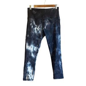 Tie Dye Leggings Workout Cropped Activewear Athleisure Yoga Pants